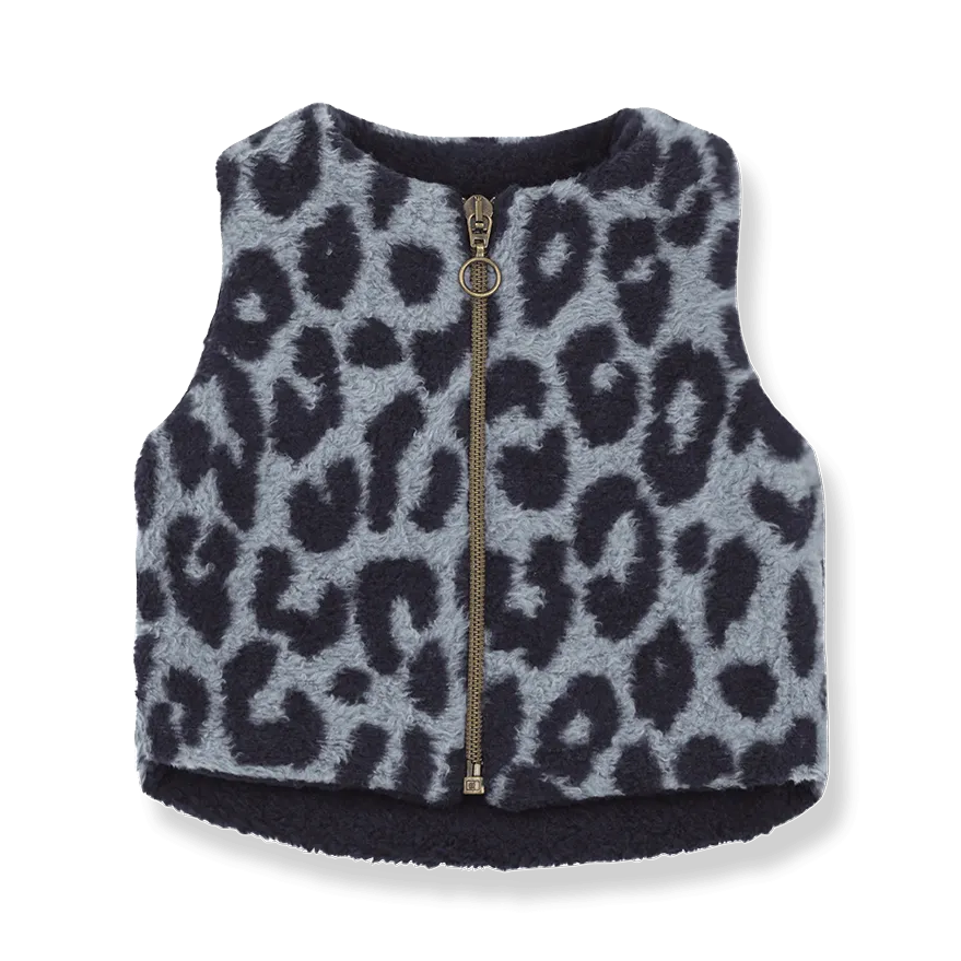 1   IN THE FAMILY LIGHT/ DARK BLUE VEST
