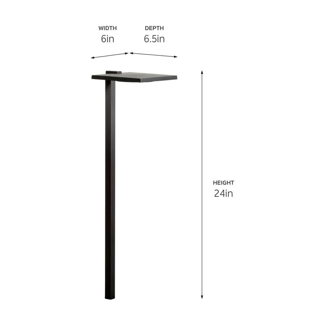 12 Volt LED 6" Shallow Shade Path Light