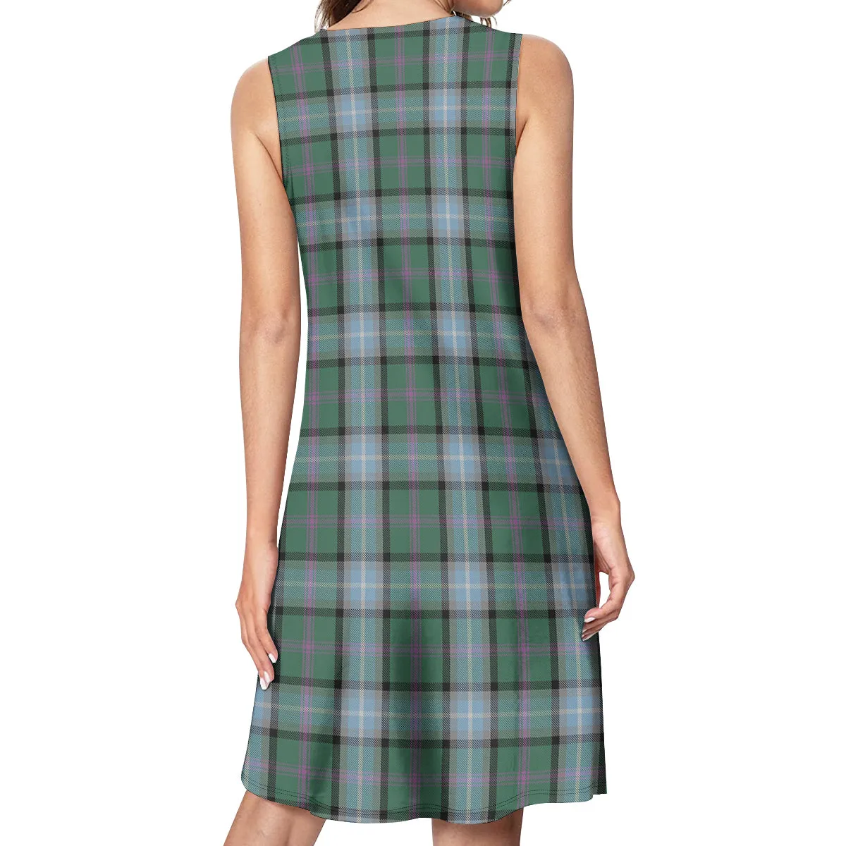 Alexander of Menstry Hunting Tartan Womens Casual Dresses