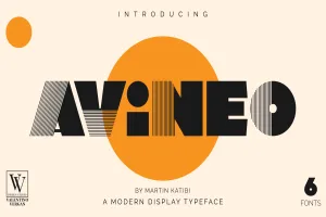 Avineo - Modern Display Typeface