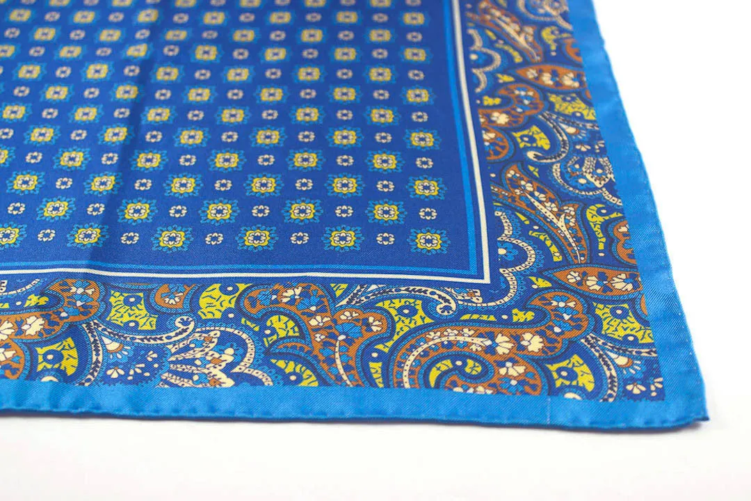 Blue Bordered Paisley
