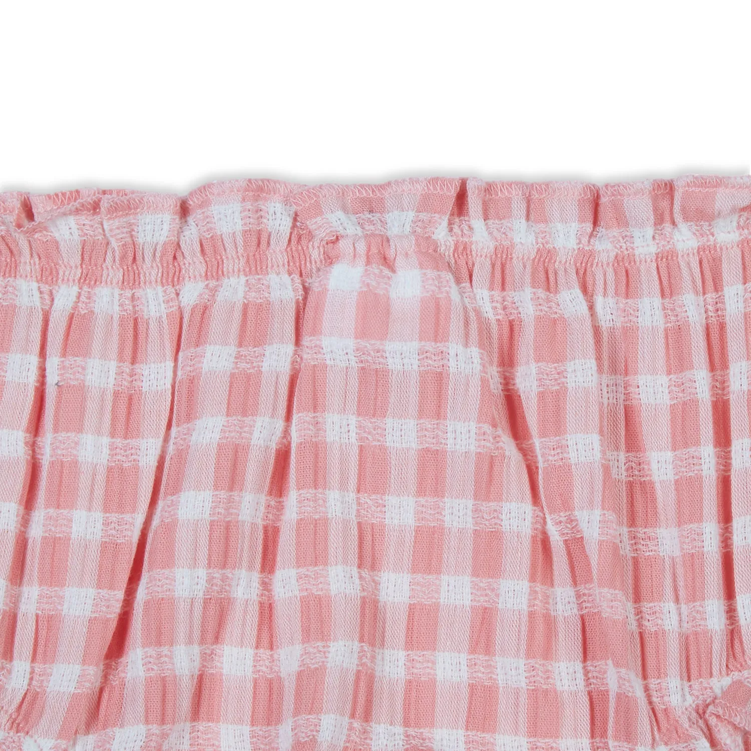 Checks Dress With Bloomers