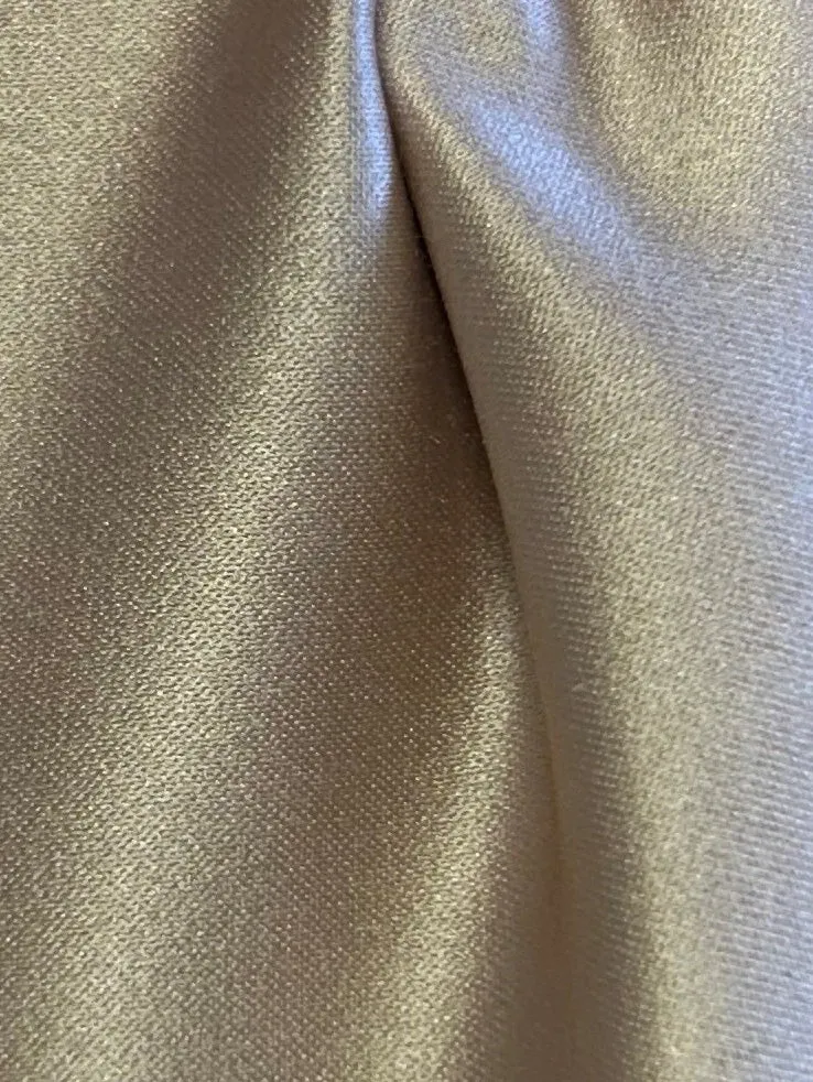 Coffee Polyester Duchess Satin - Contessa