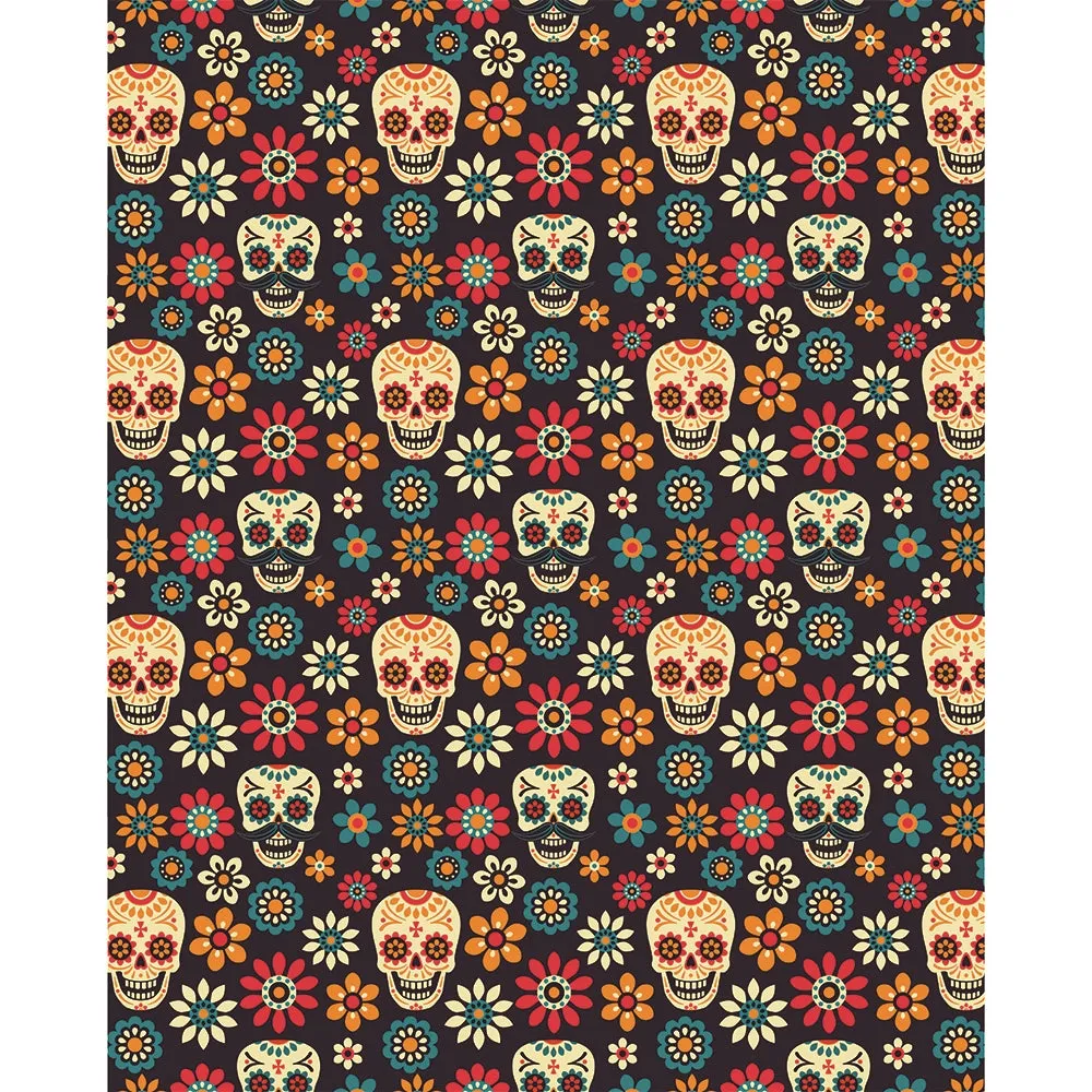 Dia De Los Muertos Printed Backdrop