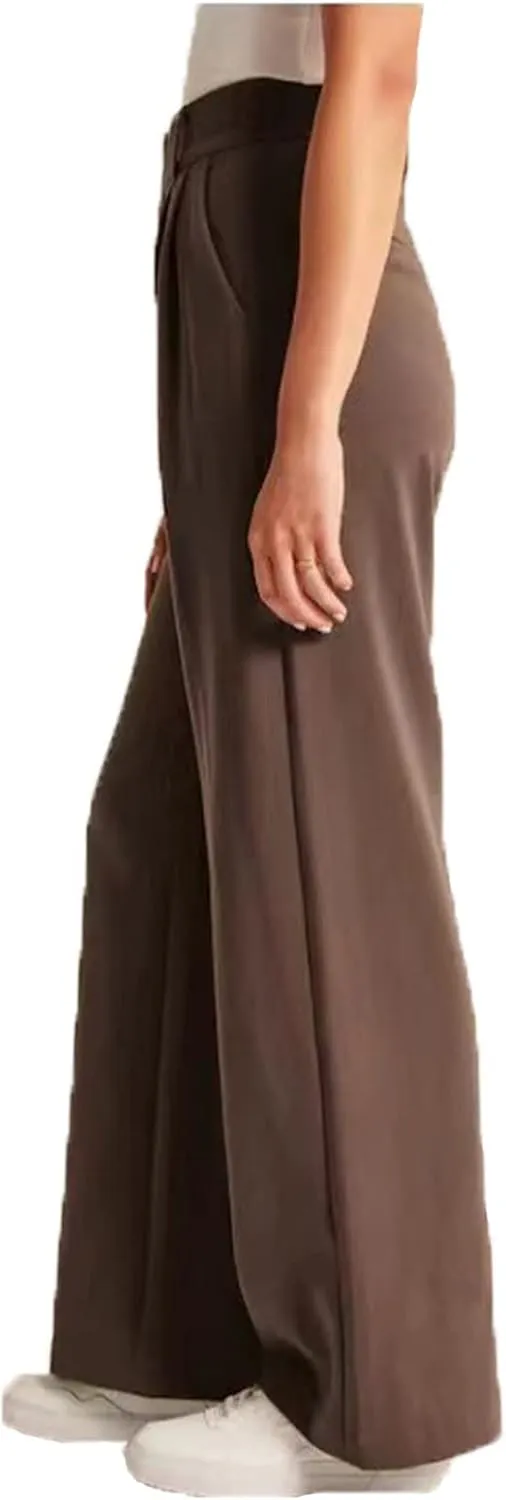 Effortless Tailored Wide Leg Pants for Women, Palazzo Pants for Women Dressy High Waist