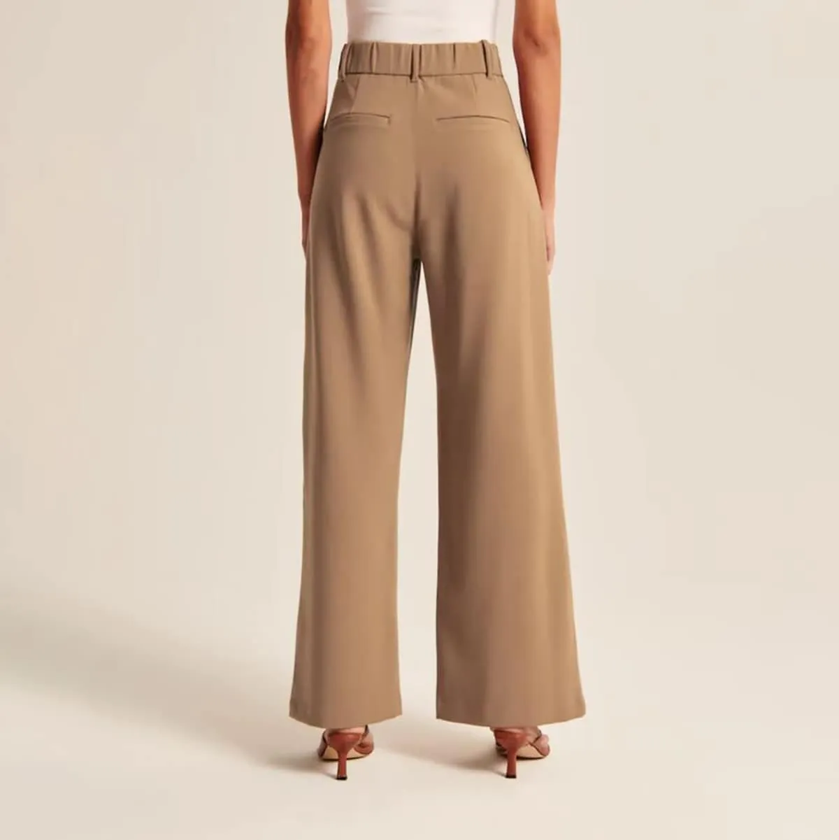 Effortless Tailored Wide Leg Pants for Women, Palazzo Pants for Women Dressy High Waist