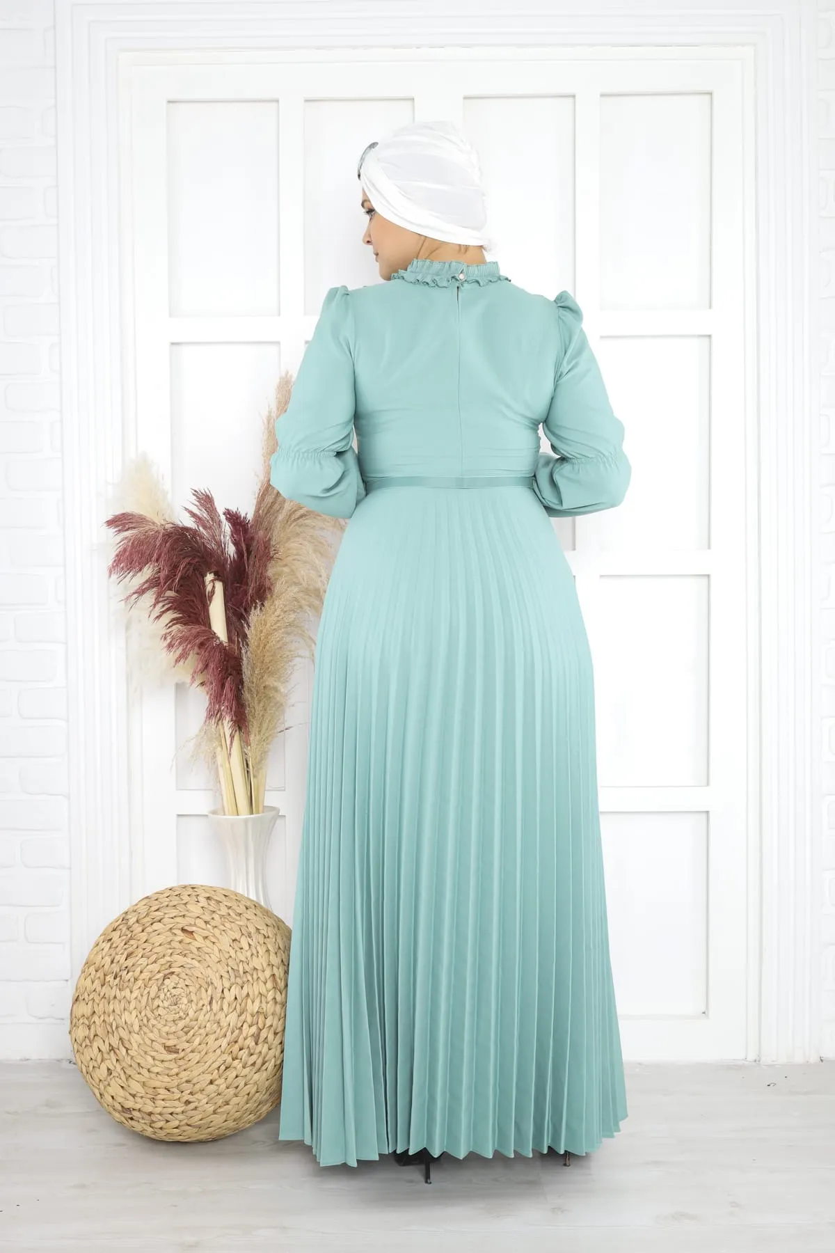 EG Frill Pleated Dress