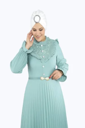 EG Frill Pleated Dress