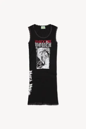 Hardcore Lace Trim Vest Dress