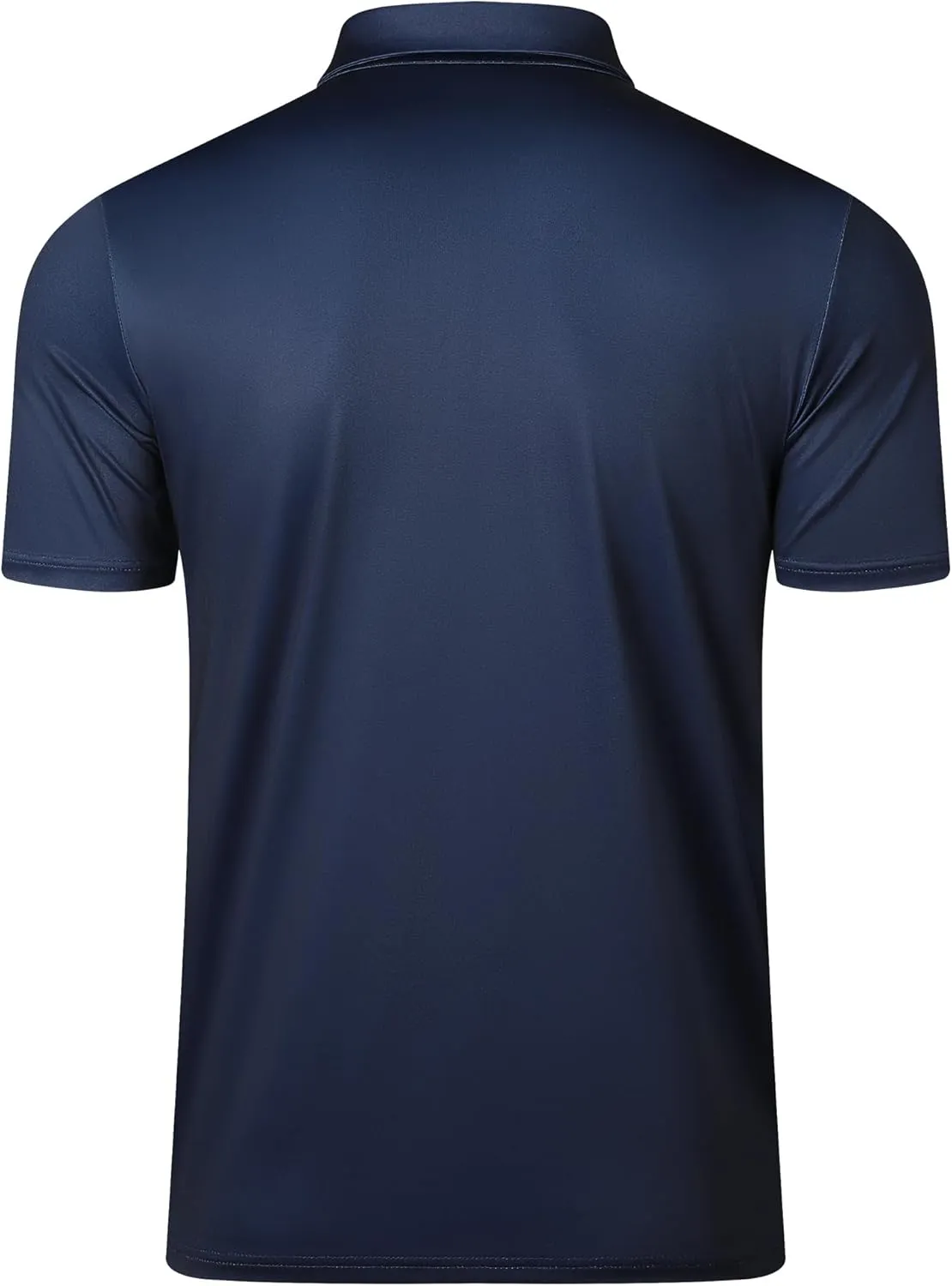 Men's Golf Polo Shirts Performance - Recycled Polyester Moisture-Wicking Dry Fit Short Sleeve Golfing Apparel