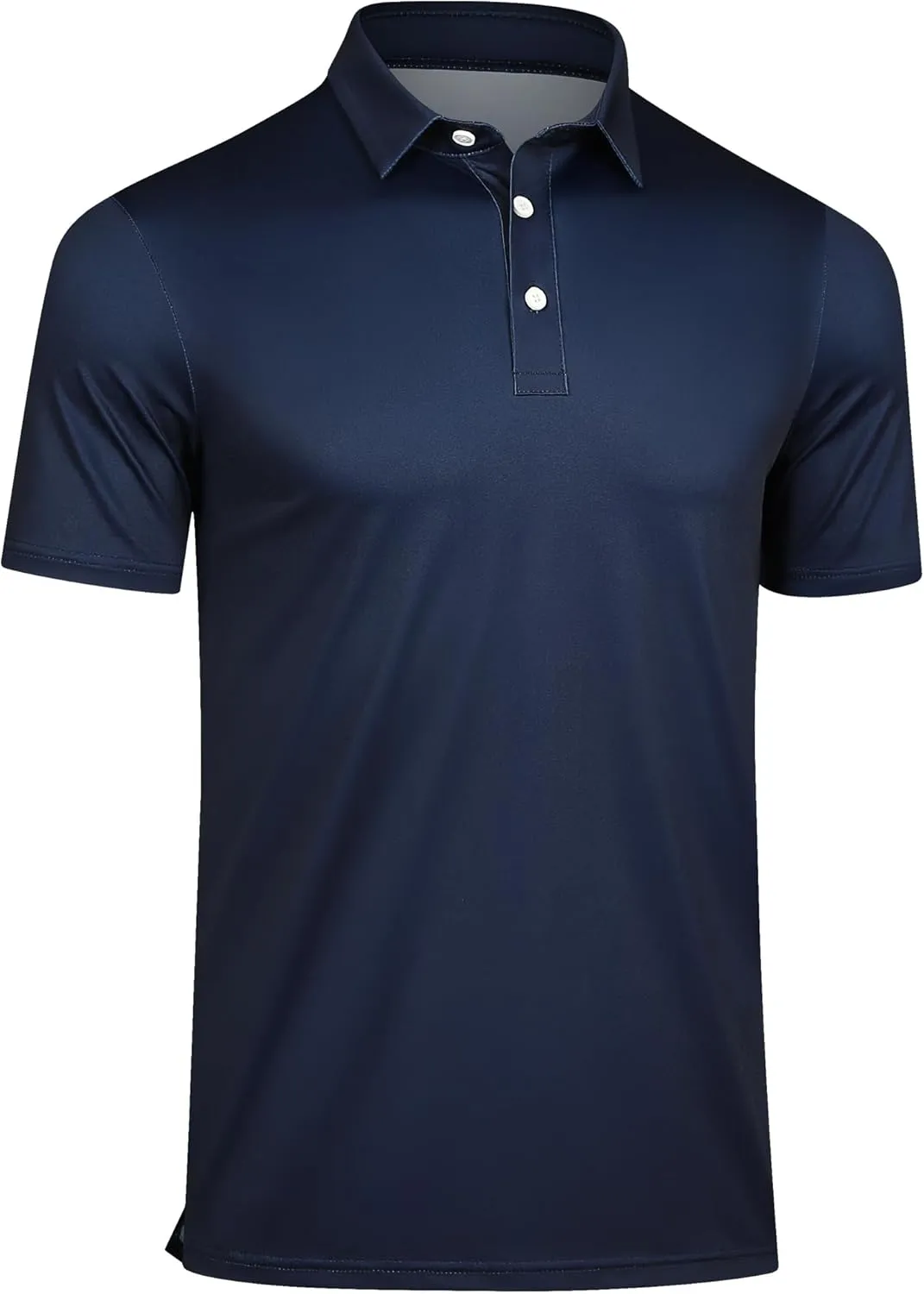Men's Golf Polo Shirts Performance - Recycled Polyester Moisture-Wicking Dry Fit Short Sleeve Golfing Apparel