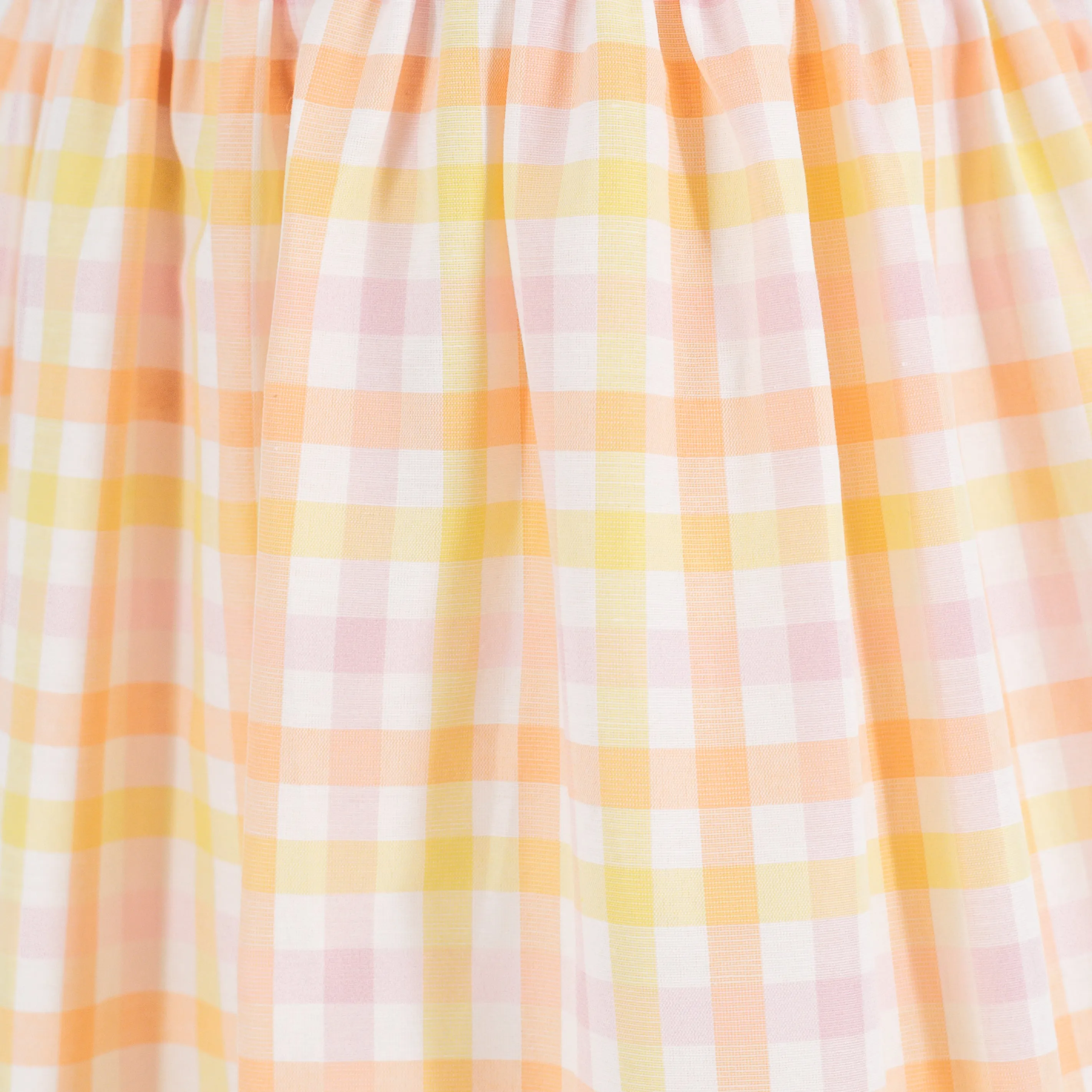 Penelope Big Girl Dress - Orange/ Pink