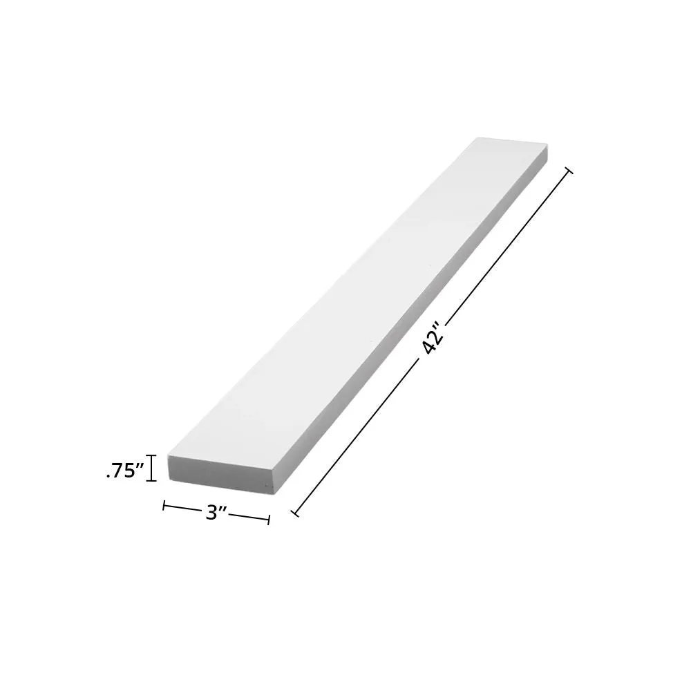 Pure White 3" x 42" Filler