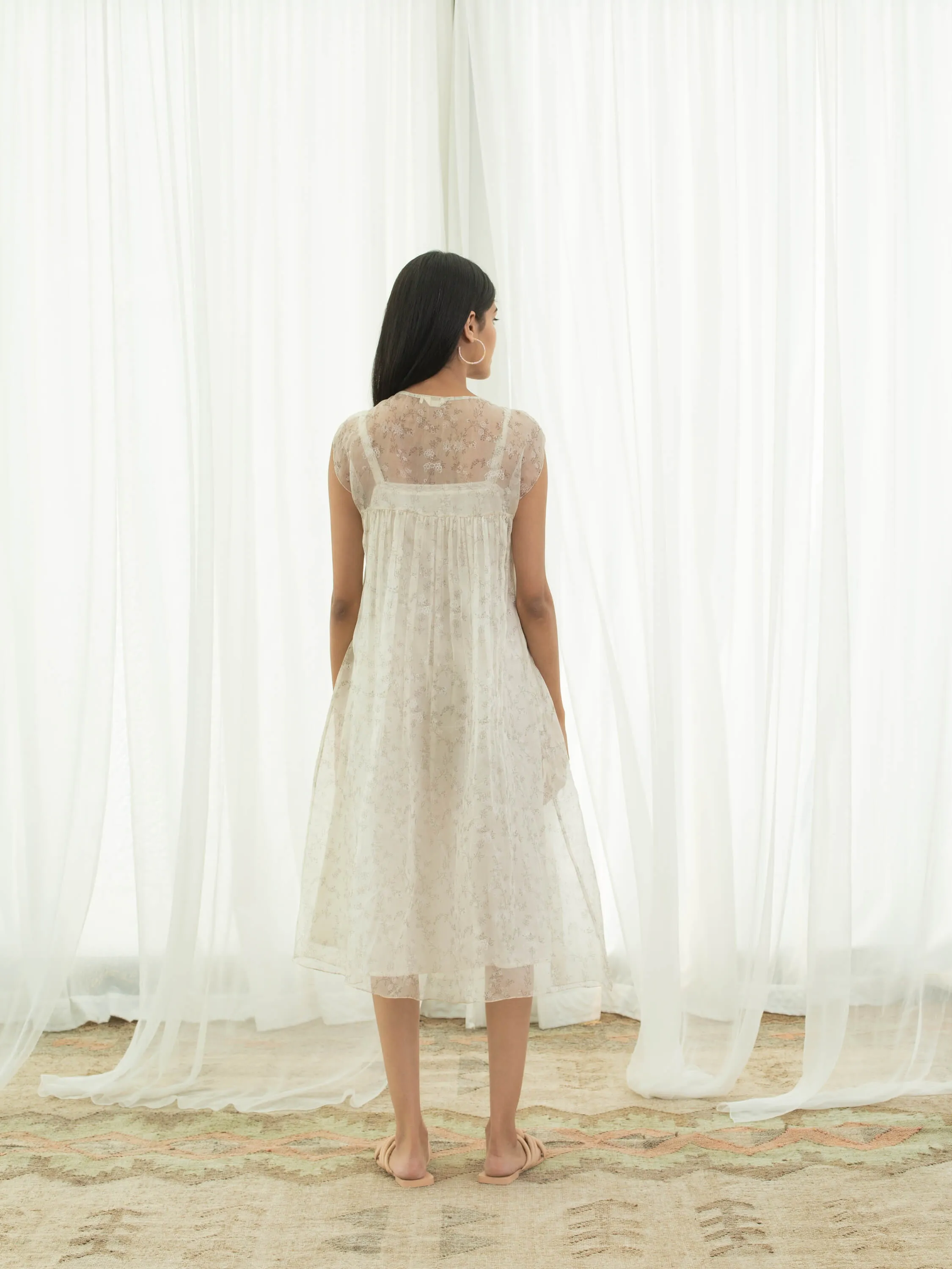 Queen of the Night Midi Dress