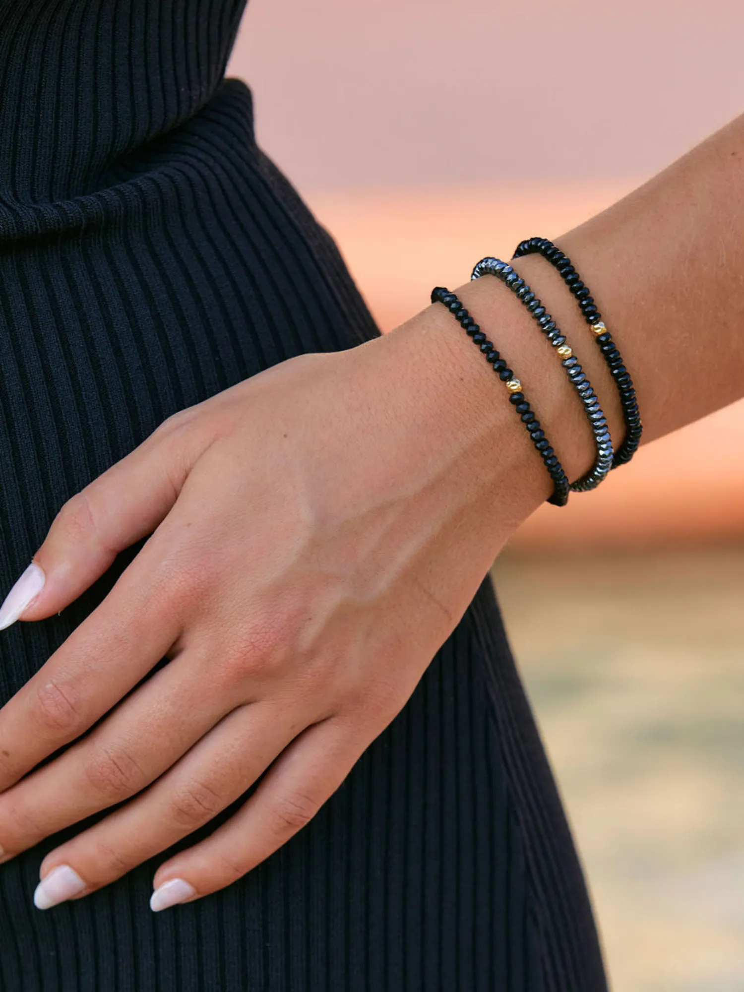 Rock Solid Matte Black Onyx Bracelet