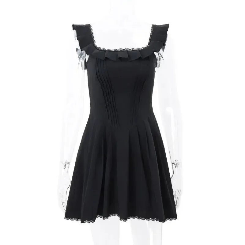 Slinky Sexy Pleated Mini Dress