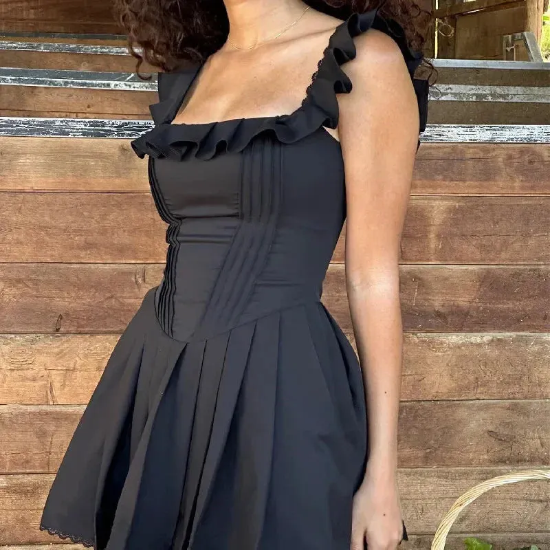 Slinky Sexy Pleated Mini Dress