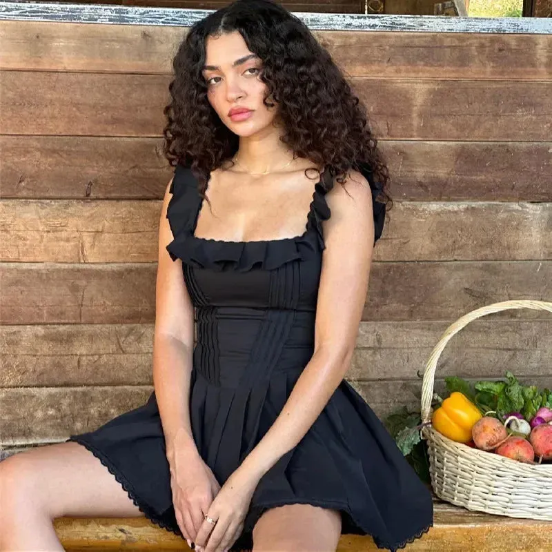 Slinky Sexy Pleated Mini Dress