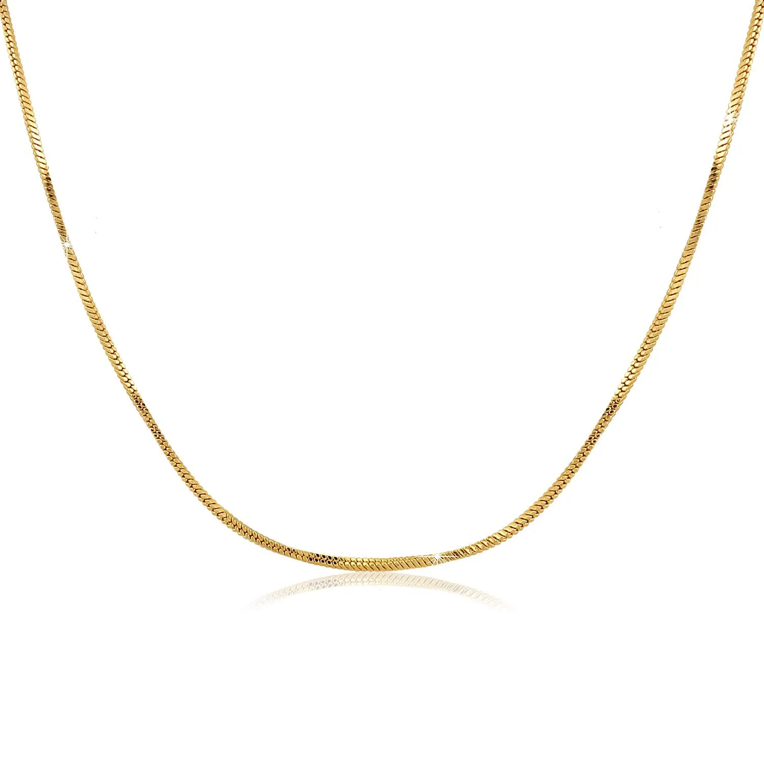 Yellow Chimes Gold-Plated Latest Fashion Stylish And Trendy Design Smooth Finish Classic Neck Chain for Men and Boys