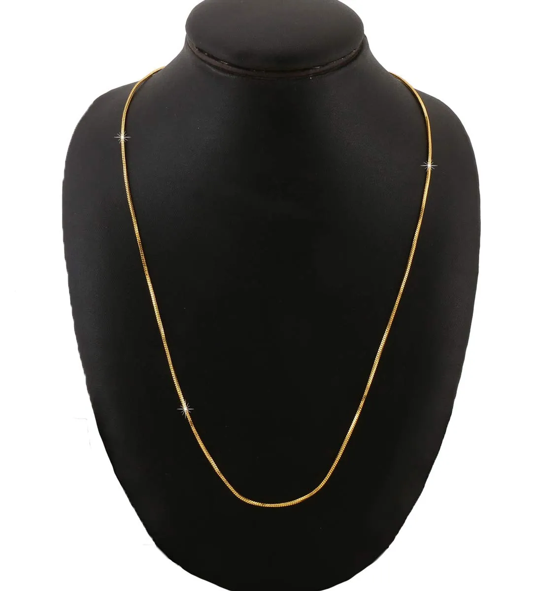 Yellow Chimes Gold-Plated Latest Fashion Stylish And Trendy Design Smooth Finish Classic Neck Chain for Men and Boys