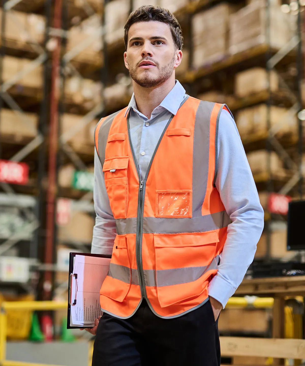 Yellow/Orange - Pro hi-vis executive vest